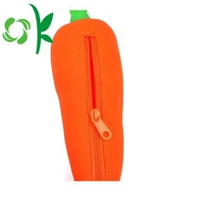 Durable Waterproof Mini Silicone Jelly Wallet Key Pouch Bag Purse with zipper Pencil Bag Case