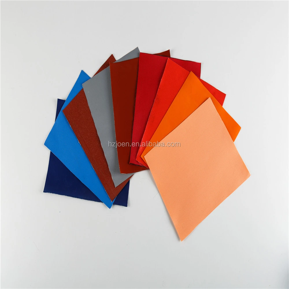 E-glass silicone rubber coated colored fiberglass cloth