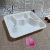 Import Eco-friendly corn starch disposable 4 compartment food tray with lid from China