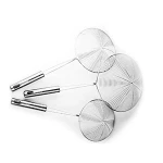 eco friendly food service drain sieve kitchen accessories frying strainer stainless steel skimmer spoon