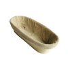 Eco-friendly Handmade 12inch Oval Rattan Banneton Proofing Basket with liner for bread barking