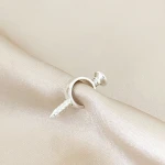 Eico Gold Nose Ring Without Perforating Nose Sleeve Screw Nose Cuffs  Non Piercing Body Jewelry