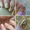 Embossed 3D Nail Stickers Blooming Flower 3D Nail Art Stickers Decals