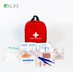 emergency tactical sports mini travel tripworthy survival green bag with first aid kit with supplies set backpack for hiking