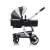 Import EN 1888 approved luxury high landscape baby stroller 3 in 1 with car seat from China