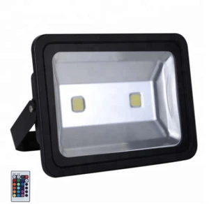 Energy saving color changing outdoor 100w rgb led floodlight RGB remote control flood lights