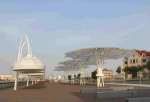 ETFE Membrane Landmark Buildings with umbrella tents shape