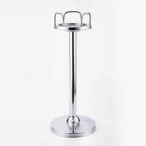 European Champagne Bucket Rack Stainless Steel KTV Bar Home Ice Bucket with Stand
