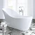 Import European freestanding soaking pedestal bathroom bathing stand alone tubs with cheap price from China