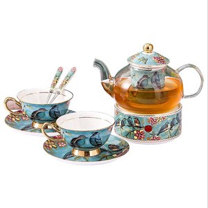 European Style Bone China Coffee Cup set With High-end Creative  Ceramic  Coffee Cup And Saucer Set Afternoon Tea Cup
