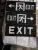 Import Exit sign rechargeable emergency light emergency led lamps 3W 3hours from China