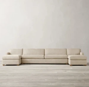 Exquisite and simple American style modular free combination fabric sofa villa club hotel can customize living room furniture