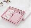 Exquisite Hardcover PU/Leather A5 Sakura Diary Notebook and Pen Christmas Holiday Business Gift Set