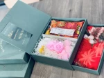 Exquisite Silk Gift Silk Pillowcase Scrunchie Eyemask Gift Box Custom Gift Set