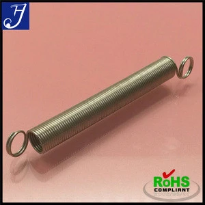 Extension Spring with Loops and Hooks, Used in Machines and Electric Equipments