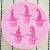 Import F331 Low price bakery supplies silicone mold Halloween cake mold from China