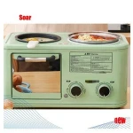 Factory Direct 3-In-1 Multifunction Breakfast Set  Sandwich Maker Toaster Kettle Drip Coffee Maker
