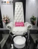 Factory direct modern white pedicure chair luxury for nail salon