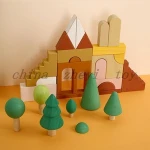 Factory direct sale baby toys wooden Shrub forest education toys games wholesale custom boys girls montessori other toys parts