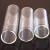 Import Factory direct sales borosilicate glass lipgloss tube  round clear flat bottom food grade glass test tube with cork from China