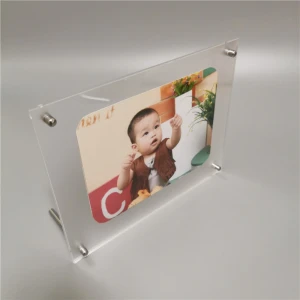 Factory direct sales clear  plastic acrylic photo frames 5