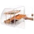 Import Factory Outlet 3 Removable tray Clear Acrylic bread Pastry Container Bakery Display Rack For Sales from China