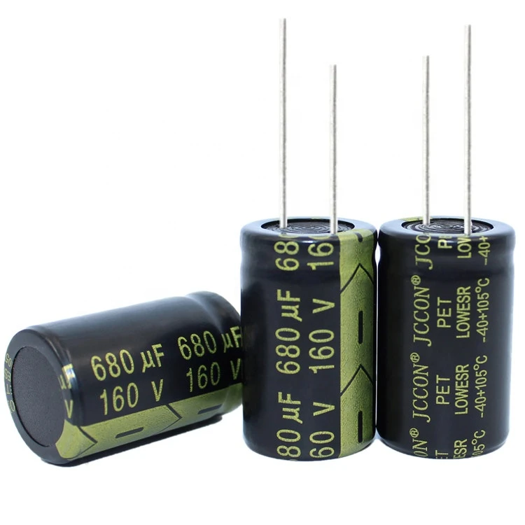 Factory Price 160v680uf 22*35 High Frequency Aluminum Electrolytic Capacitor