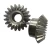 Import Factory price custom steel spline helical straight teeth new straight spiral bevel gears from China