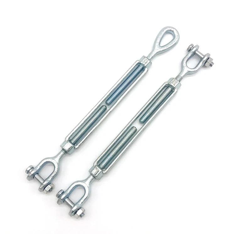Factory Price Drop Forged Galvanized US Type Turnbuckle with jaw and jaw