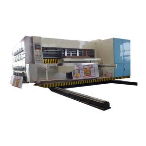 Factory price high speed corrugated box flexo printing machine for corrugated carton slotting and die cutting