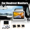 factory sale 9 inch car rear seat DVD player USB SD card AV Tv input touch button headrest screen