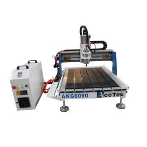 Factory supplier 2200w water cooled spindle motor 6090 4 axis USB2.0 port woodworking cnc router kit, cnc wood router for sale