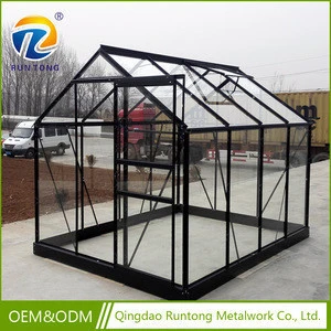 Factory Supply Nature Powder Coated Metal Easily Assembled Garden Small Aluminum Greenhouse