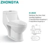 Factory Supply White Color Washdown Toilet Sanitary Ware S-trap 200/250 mm One Piece Toilet