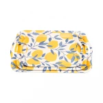 Factory wholesale custom bamboo fiber eco-friendly fruit tray rectangular kitchen tray