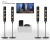 Import famous brand design  active speakers home theater 5.1 surround sound system from China