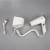 Import Fashion Commercial  ABS Plastic Chromed Finished Bathroom Wall Mounted Hair Dryer Hotel HFQ-3 from China