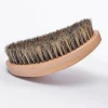 Fashion high quality bamboo beard brush,custom boar bristle wood beard brush, mens hair shaving brush
