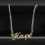 Import Fashion Jewelry gifts Custom Letter Hope Shaped Stainless Steel Pendant Necklace from China