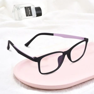 Fashion Popular Optical Black Frame Glass Square Eyeglasses Frame For Female
