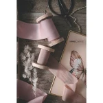 Fashion style fancy silk yarn material party decoration ribbon spool silk gift ribbon
