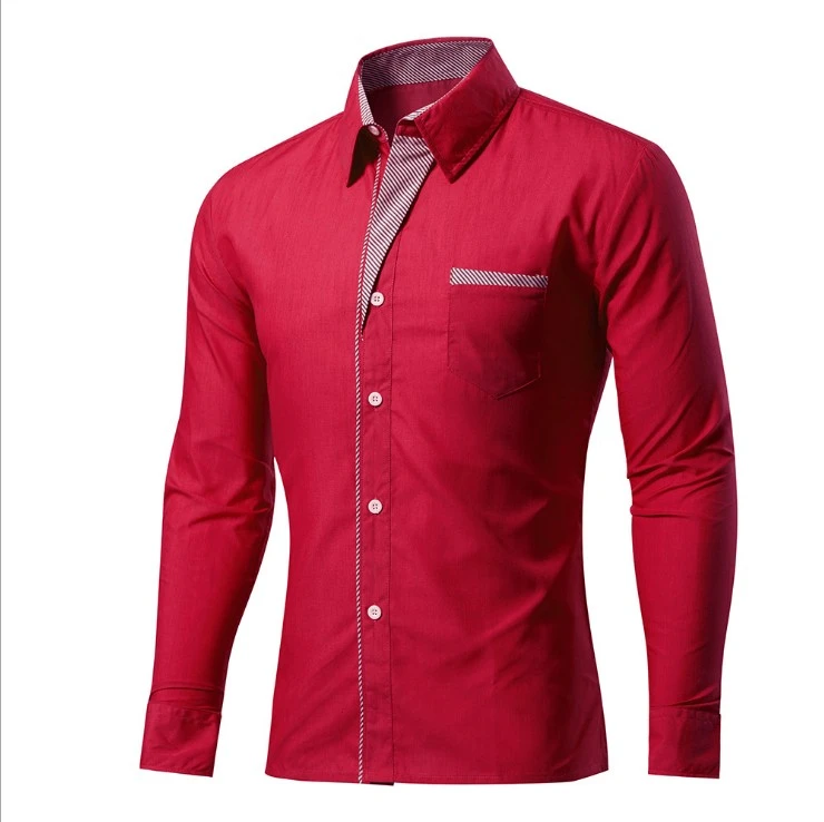 Fashion tshirts men shirts the latest office uniform design for shirt price