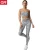 Import Fashion Yoga Wear Set Stripe Sublimation Printed Fitness Leggings For Women from China