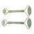 female anti wrinkle face lifting natrual stone green massager jade roller for face