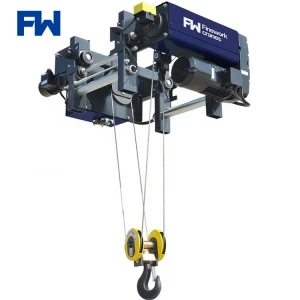 Finework Material Handling Crane Equipment Parts 2 ton 3 ton 10 ton European Electric Wire Rope Hoist