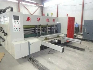 Flexo Printing Slotting Die Cutting with Stacker  Machinery
