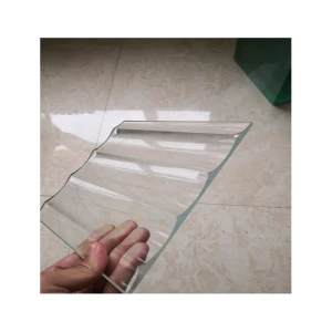 Fluted Pattern Tempered Glass Toughened Clear Low Iron 10mm 12mm 15mm Narrow Reeded Privacy Interior Glass Partition Shower Door