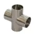 Import food industry  stainless steel 4 way  cross 4 way pipe fitting from China