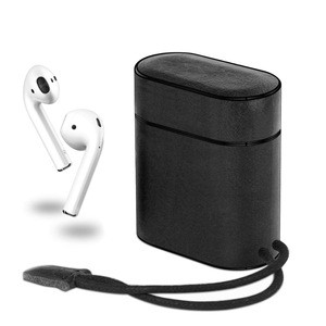 For airpods accessories,High quality Oil wax leather for airpods ear hooks case