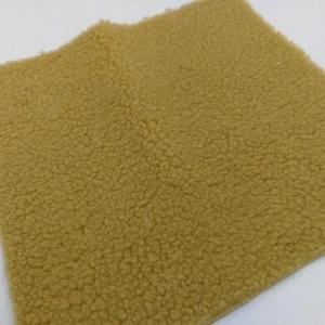 For garment wholesale  KNIT bonded 30% wool plush bonded with poly suede PLUSH faux fur fabric